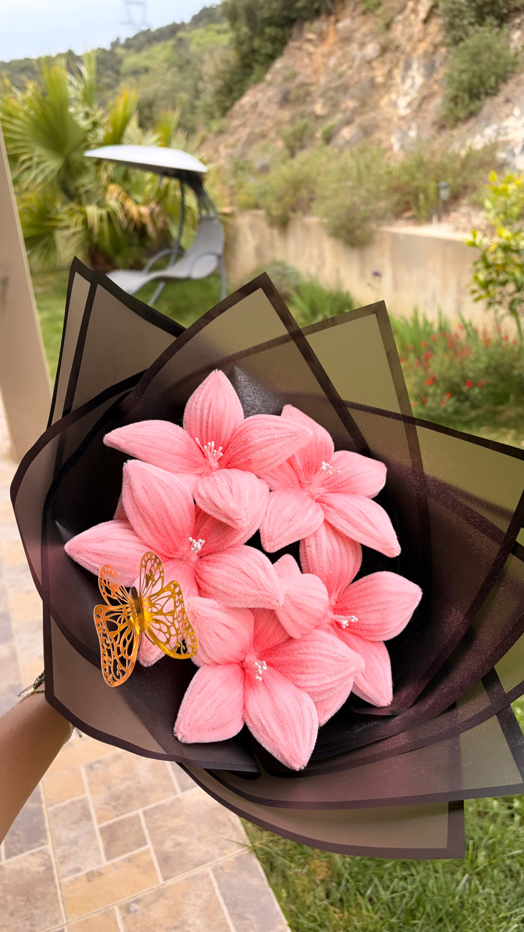 Bouquet « Glitter Pink »