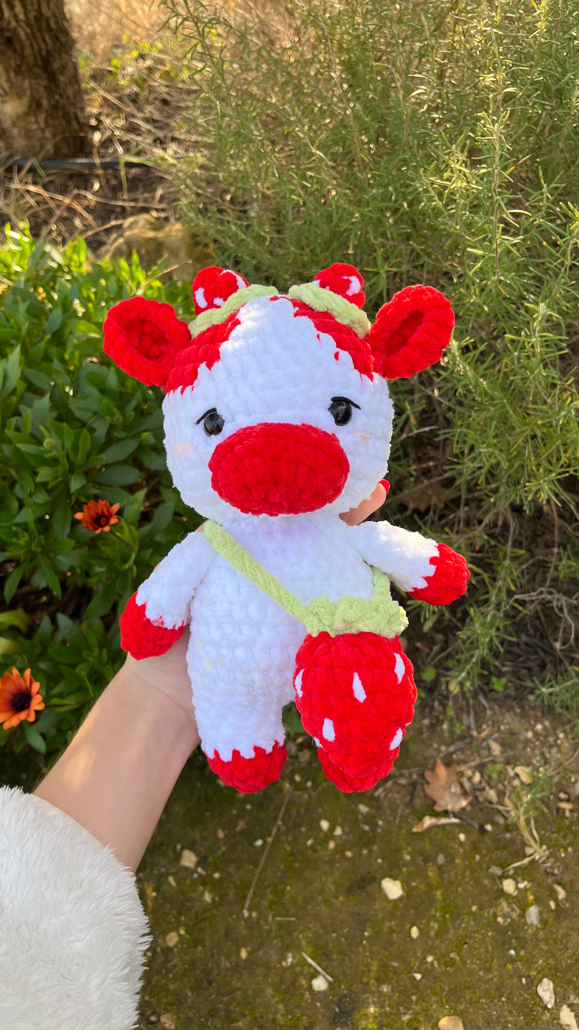 Vache « Fraise »