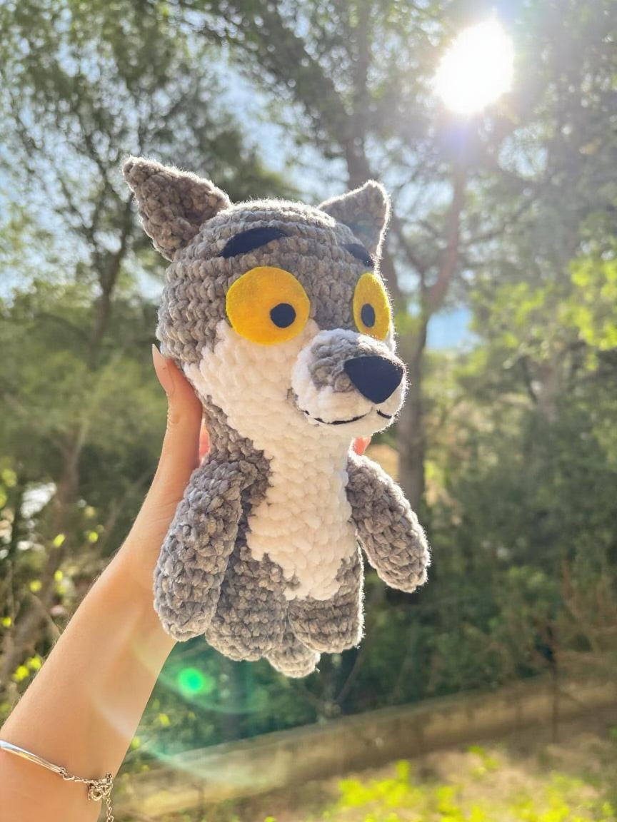 Loup Intermarché peluche