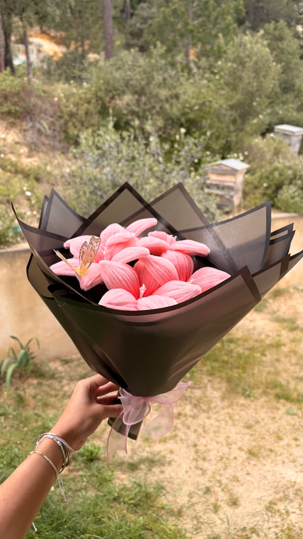 Bouquet « Glitter Pink »