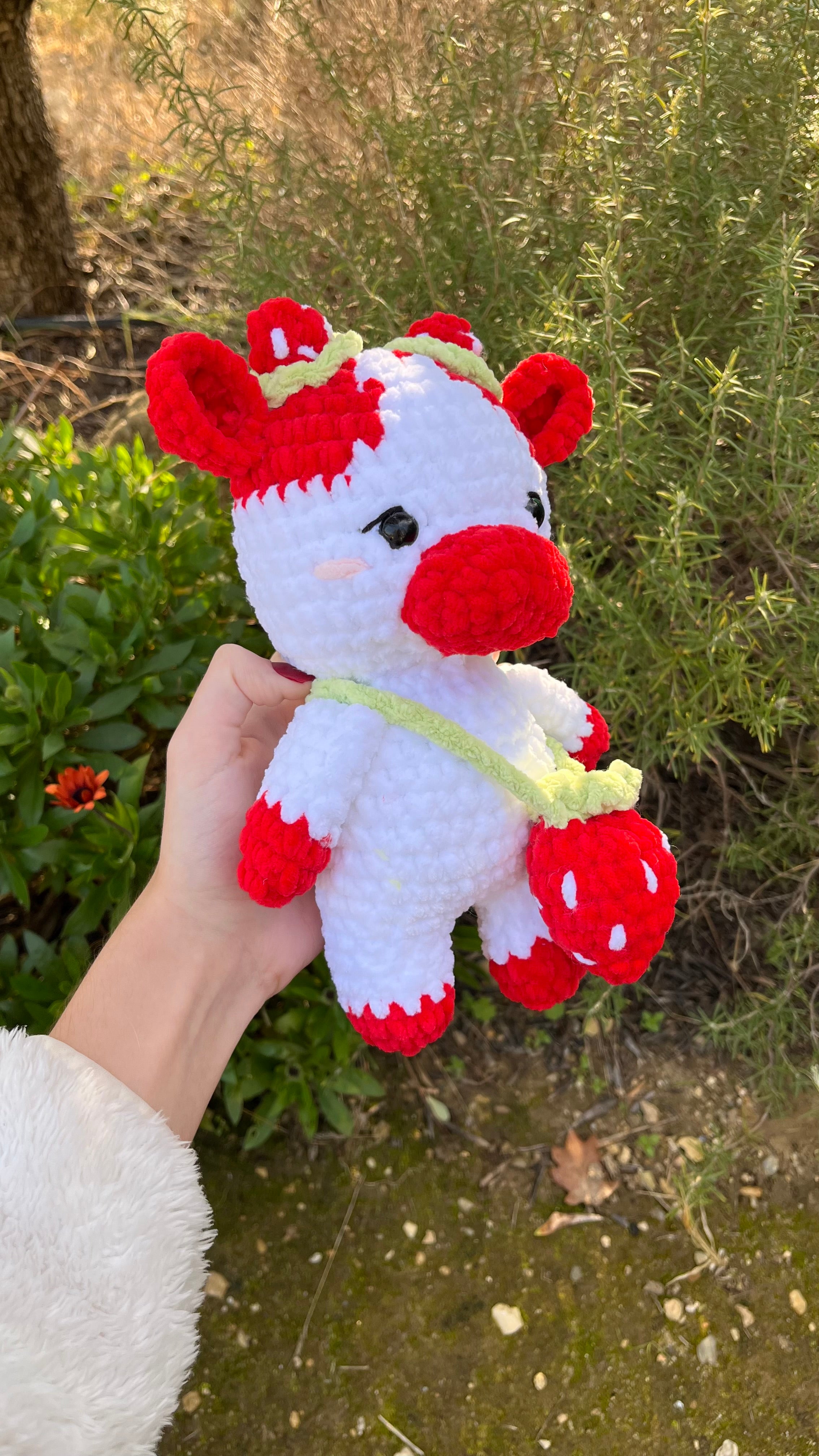 Vache « Fraise »