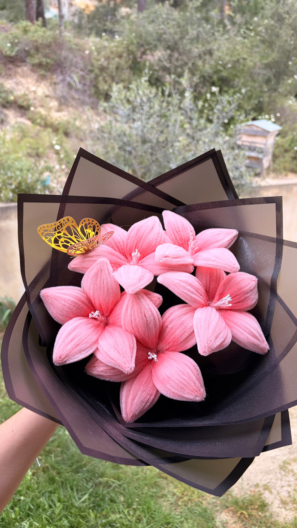 Bouquet « Glitter Pink »