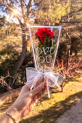 Rose éternelle « Love You »