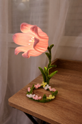 Fleur lumineuse « Aura Rosée »